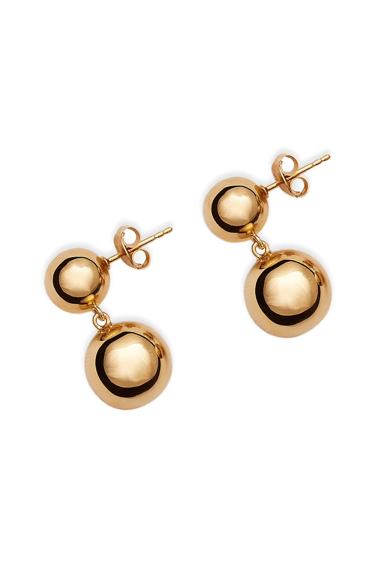 Gold Silver earrings 'The Caroline' by Lie Studio LIÉ STUDIO